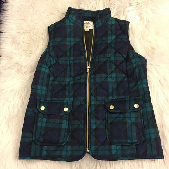 Plaid | quilted | vest - Picture 2 of 12